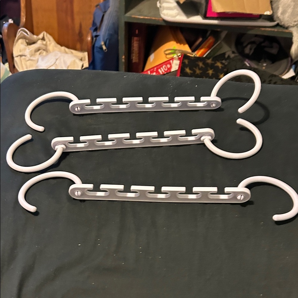 White Hanging Chain Hooks for Home Decor